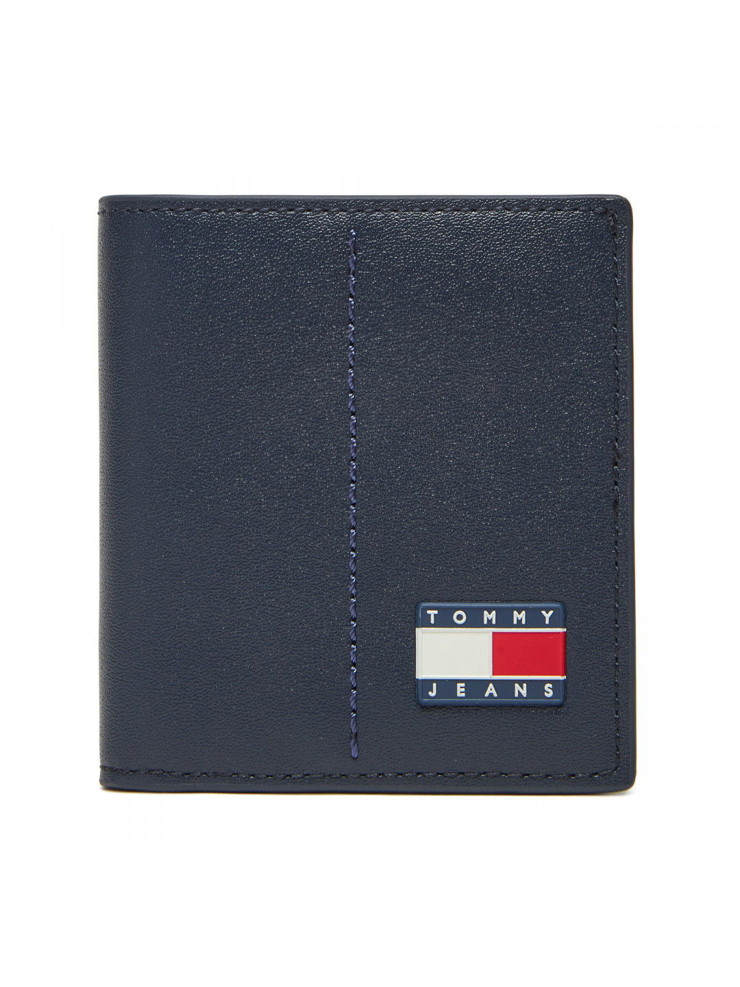 Velká pánská peněženka Tommy Jeans Tjm Heritage Leather Cc & Coin AM0AM13408 Tmavomodrá